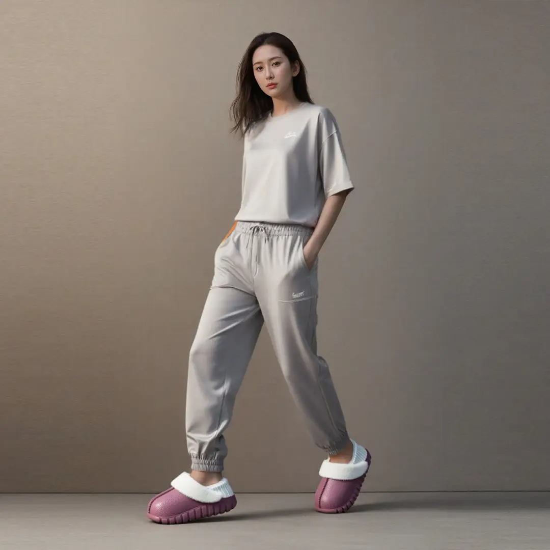 Waterproof Cotton Slippers for Women Autumn and Winter 2025 New Indoor Home Fleece-Lined Thickeneded Non-Slip Outer Wear Cotton Shoes for Men