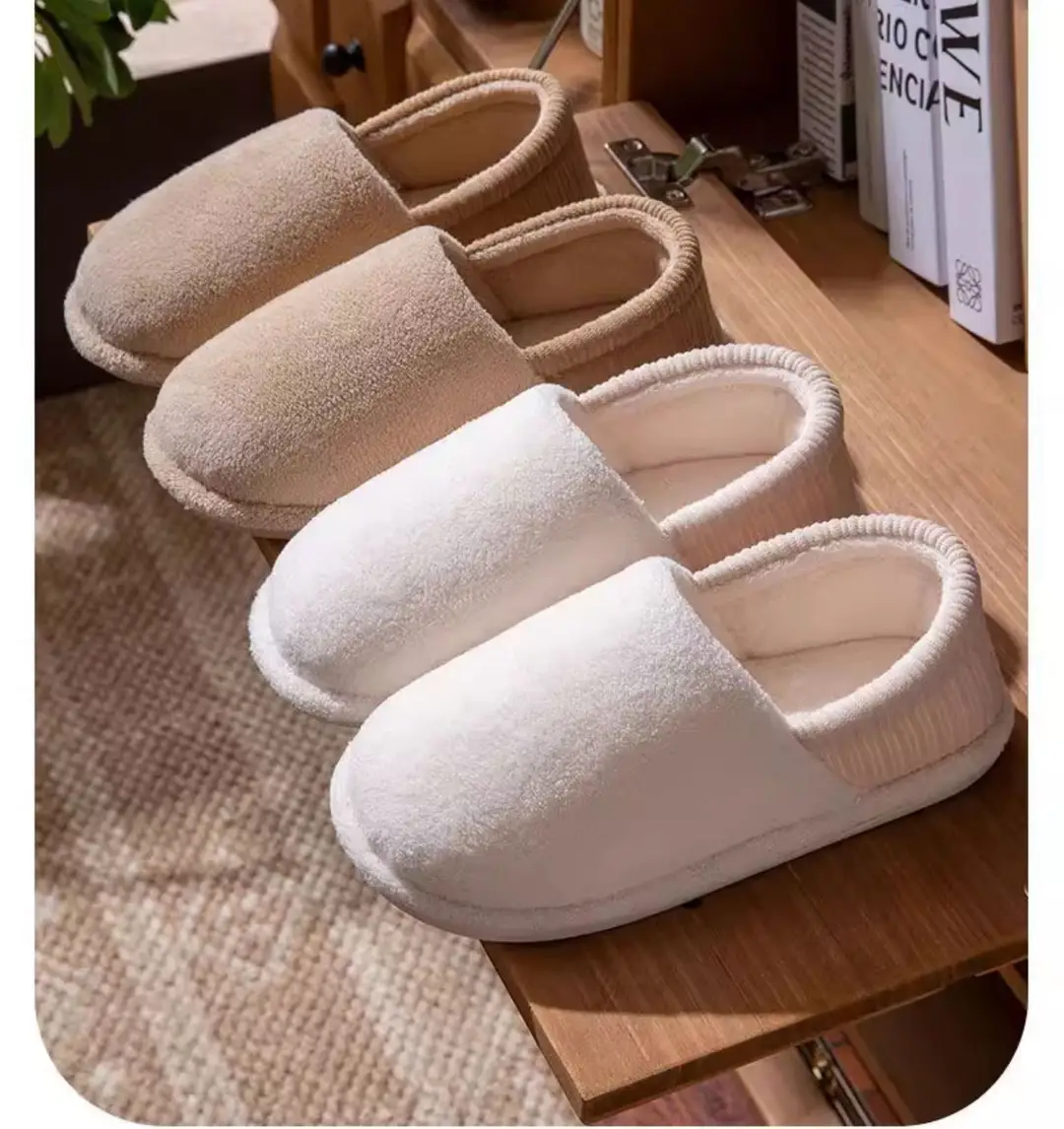 Maternity Postpartum Cotton Slippers for Women, Autumn and Winter Indoor Non-Slip Soft Sole Home Slippers for October Maternity with Covered Heel — feature 6