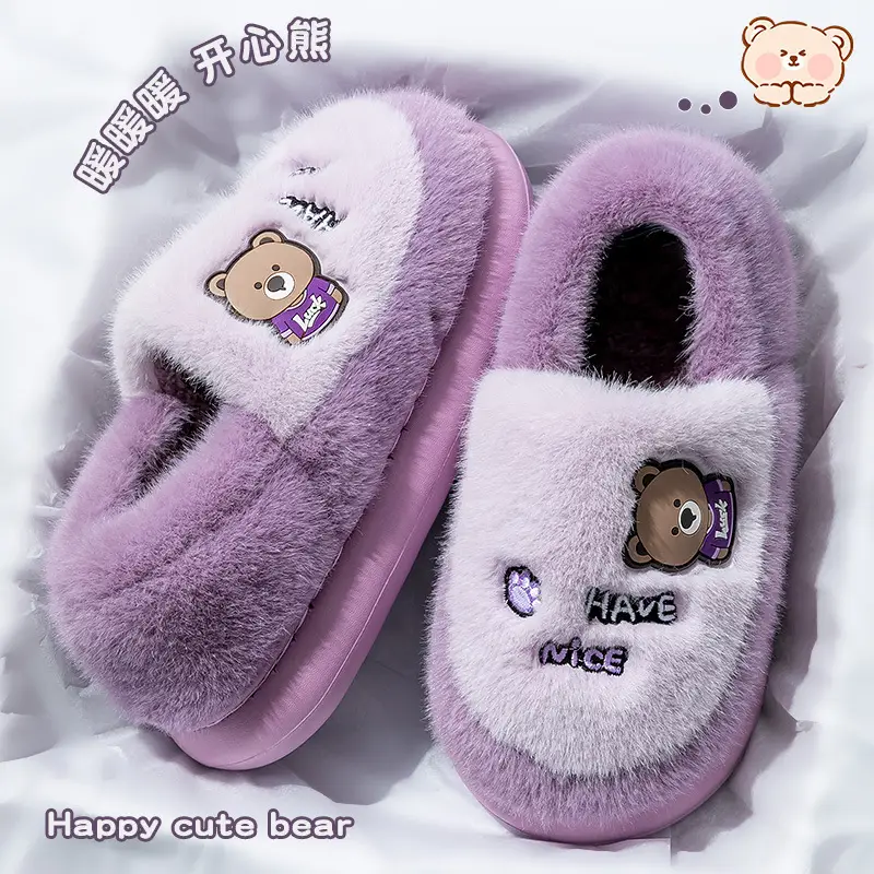 Pink Bear Soft Cotton Slippers for Women 2025 - Image 14