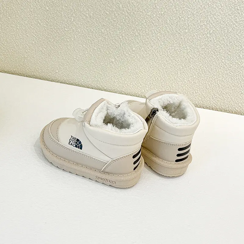 Baby Fleece Boot White Winter Warm Thick — feature 2