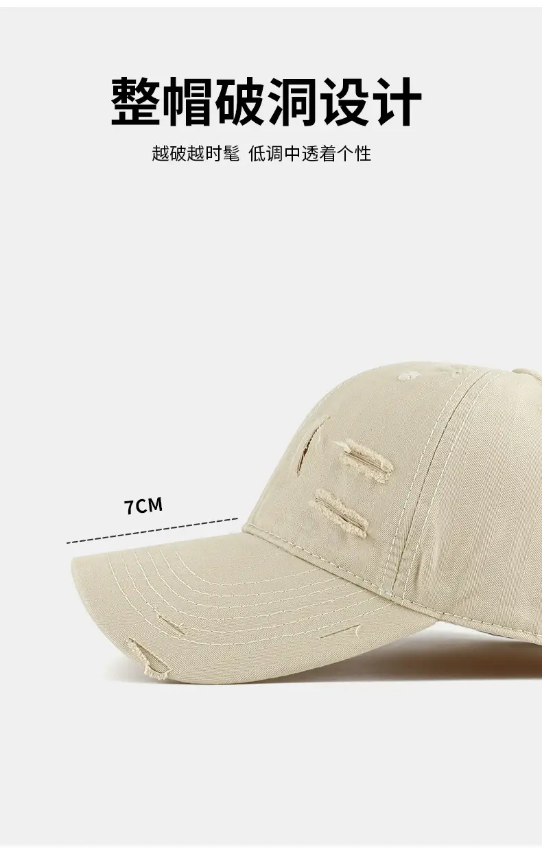 Unisex Duckbill Cap Wide Brim Sun Protection — feature 2