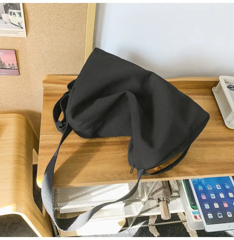 Canvas Large Capacity Satchel Crossbody Bag for Students — feature 21