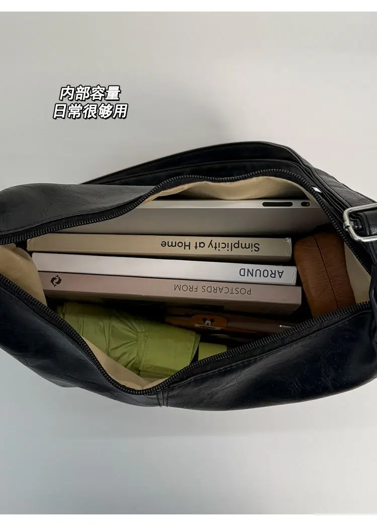 Brown Leather Shoulder Tote Bag for Women — feature 7