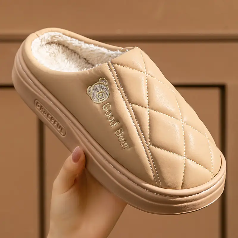 Women's Waterproof PU Leather Slip-On Socks - Image 6