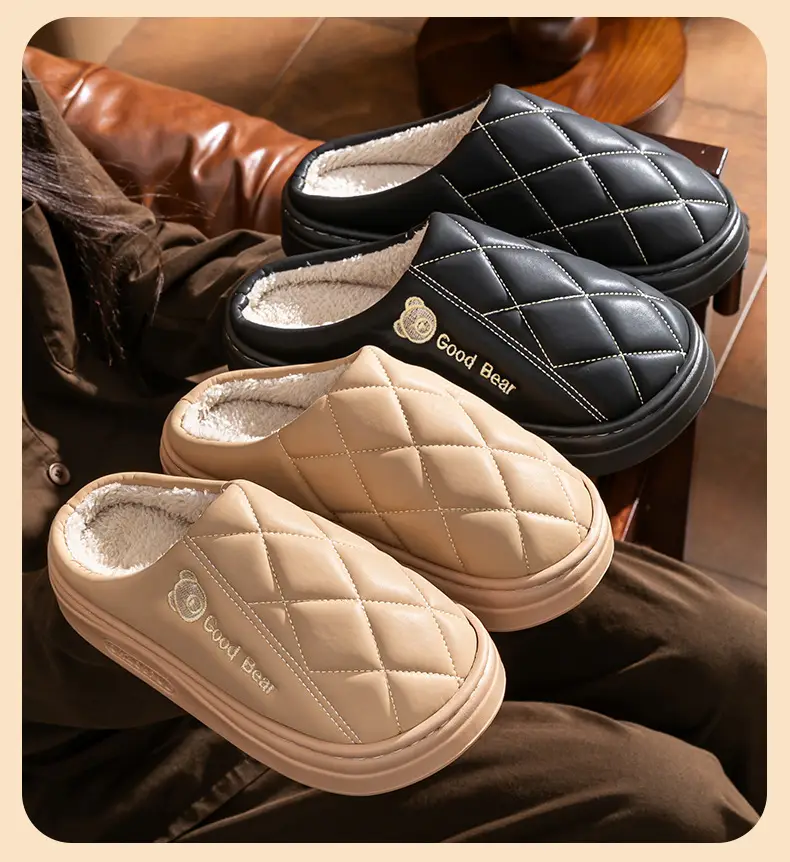 Women's Waterproof PU Leather Slip-On Socks — feature 14