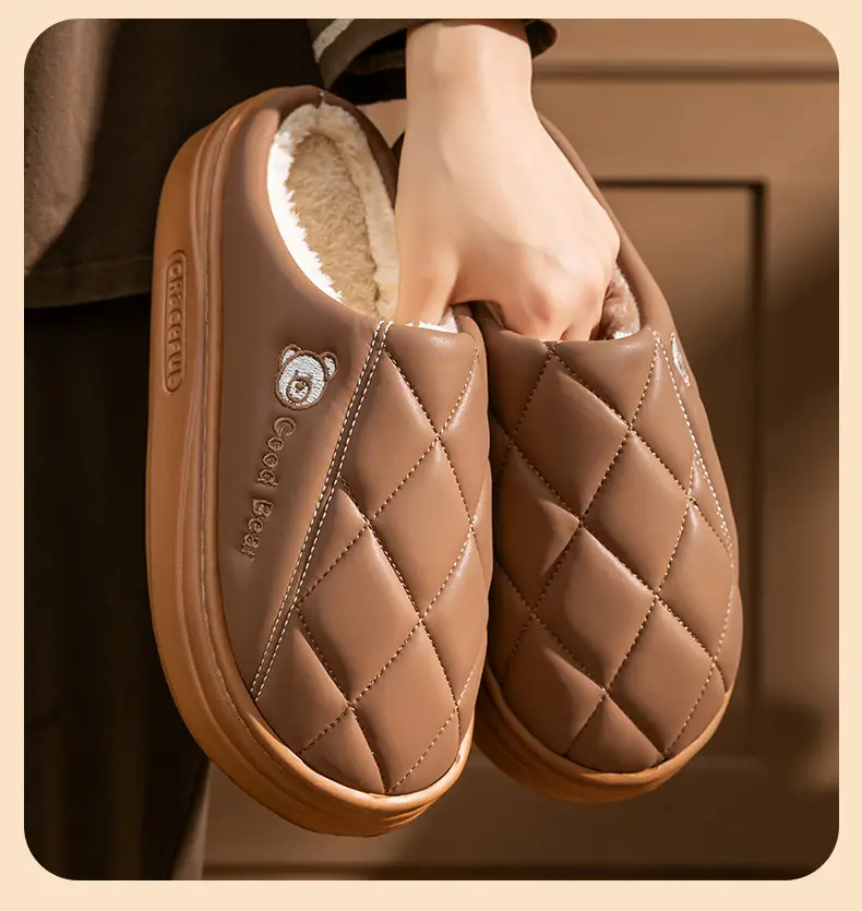 Women's Waterproof PU Leather Slip-On Socks — feature 15