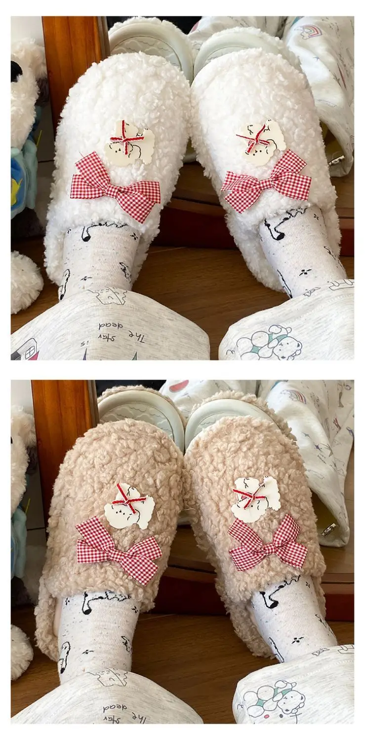 Cute Furry Flats for Women Winter Wear — feature 12