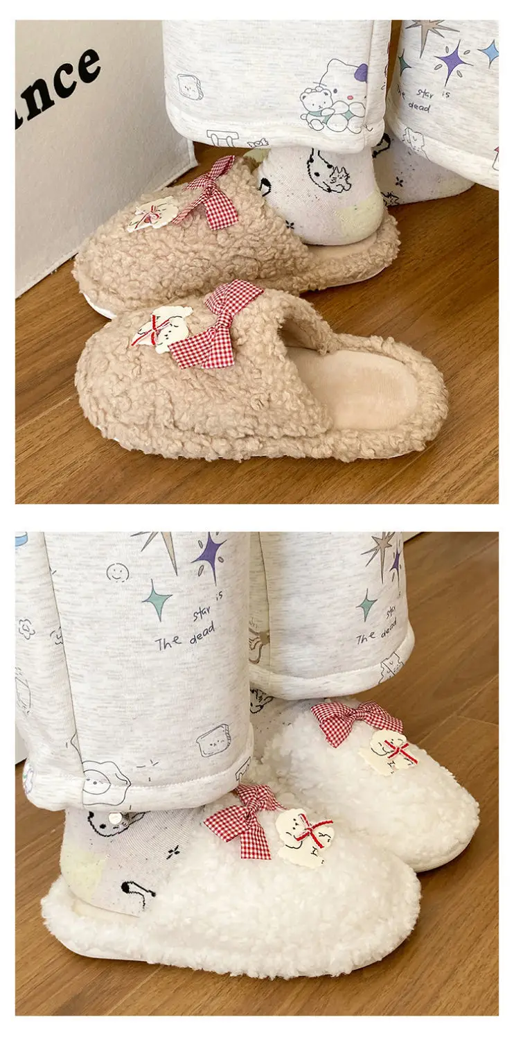 Cute Furry Flats for Women Winter Wear — feature 14