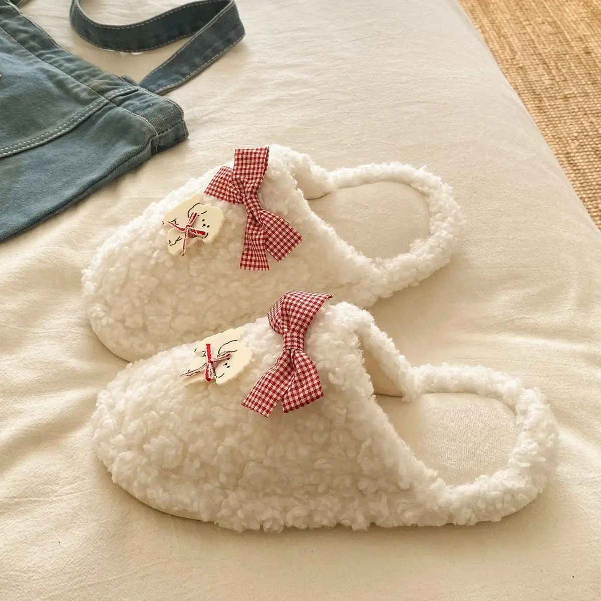 Cute Furry Flats for Women Winter Wear — feature 22