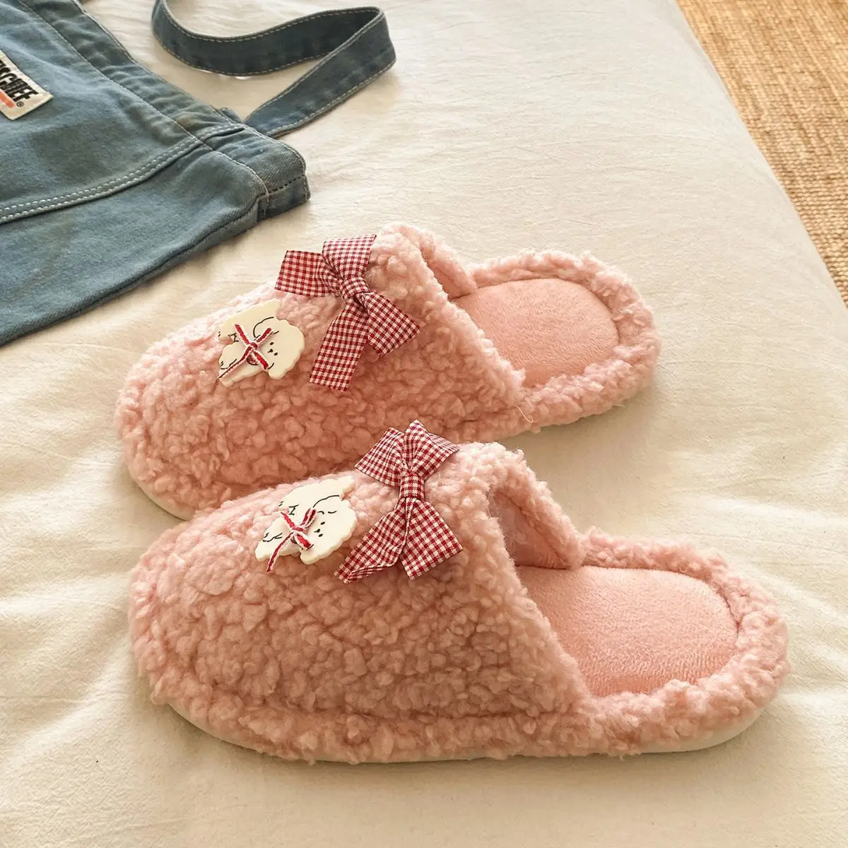 Cute Furry Flats for Women Winter Wear — feature 23