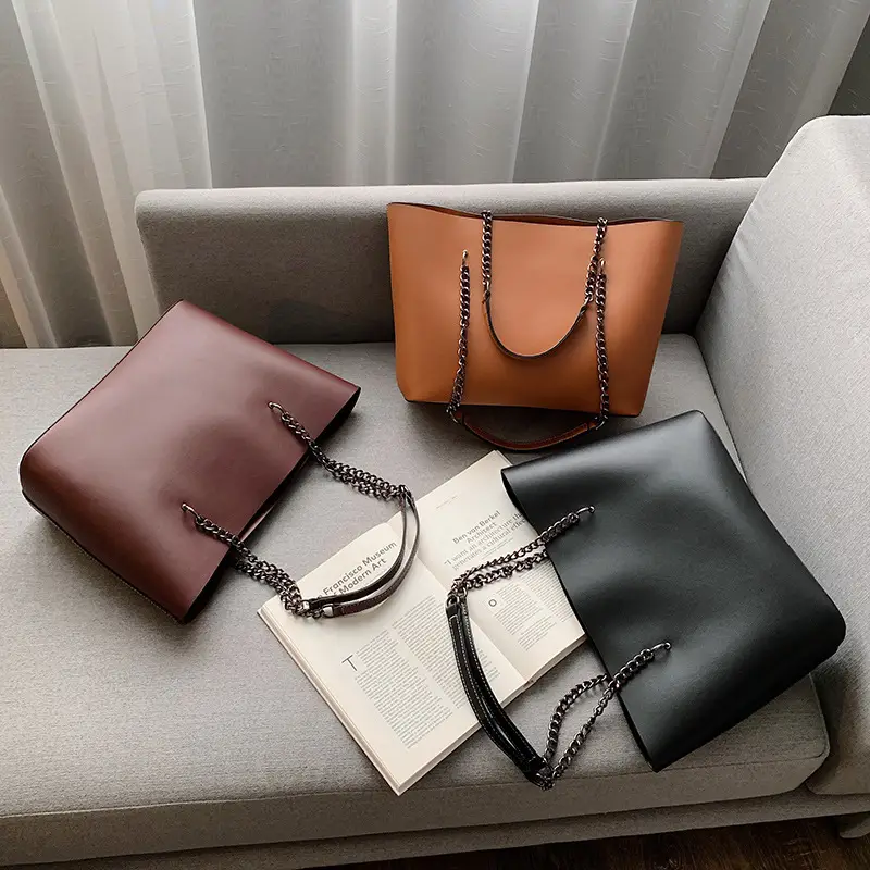 Women's Korean Style Chain Tote Bag 2025 - Image 5