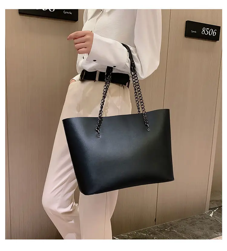 Women's Korean Style Chain Tote Bag 2025 — feature 11