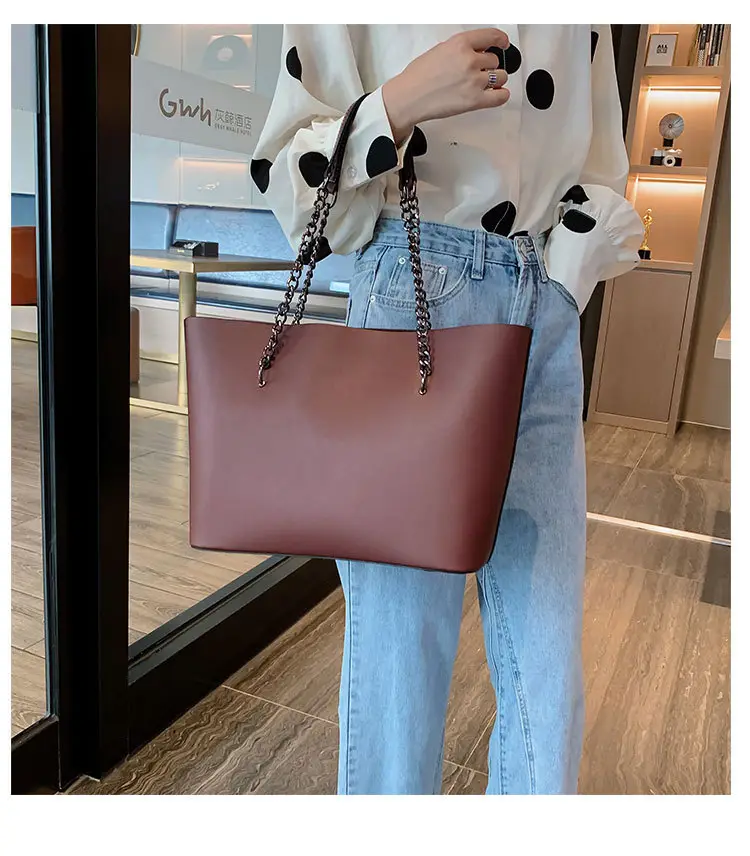 Women's Korean Style Chain Tote Bag 2025 — feature 14