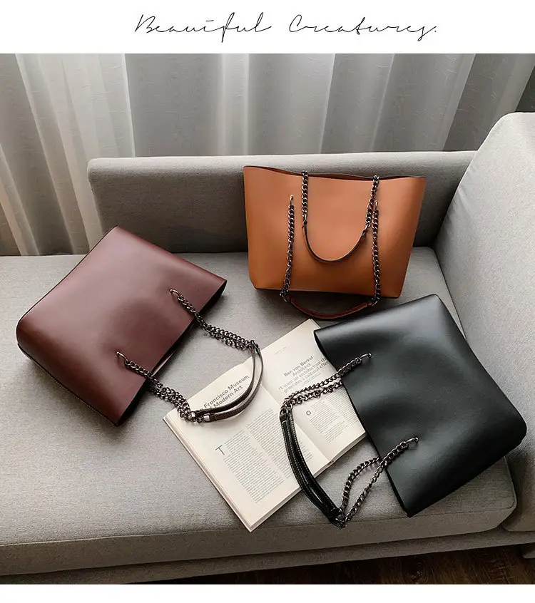 Women's Korean Style Chain Tote Bag 2025 — feature 17