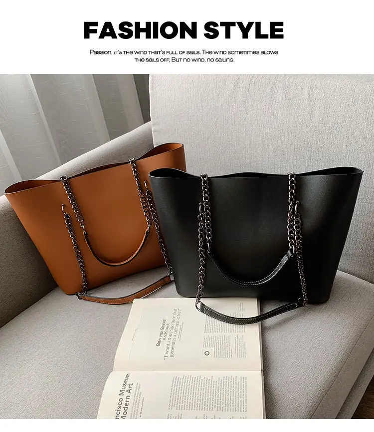 Women's Korean Style Chain Tote Bag 2025 — feature 18