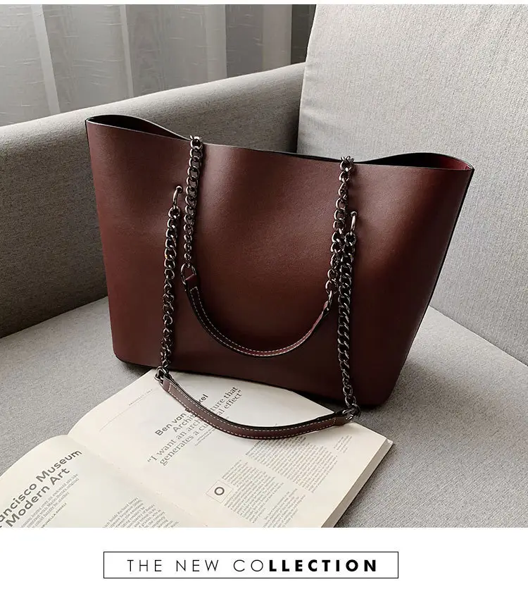 Women's Korean Style Chain Tote Bag 2025 — feature 25