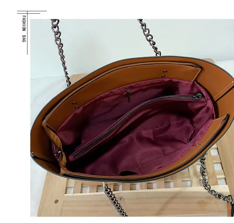 Women's Korean Style Chain Tote Bag 2025 — feature 7