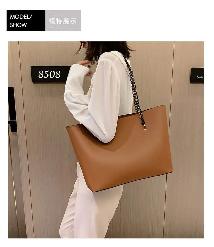 Women's Korean Style Chain Tote Bag 2025 — feature 8