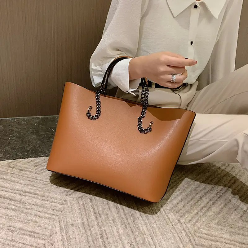 Women's Korean Style Chain Tote Bag 2025 - Image 3
