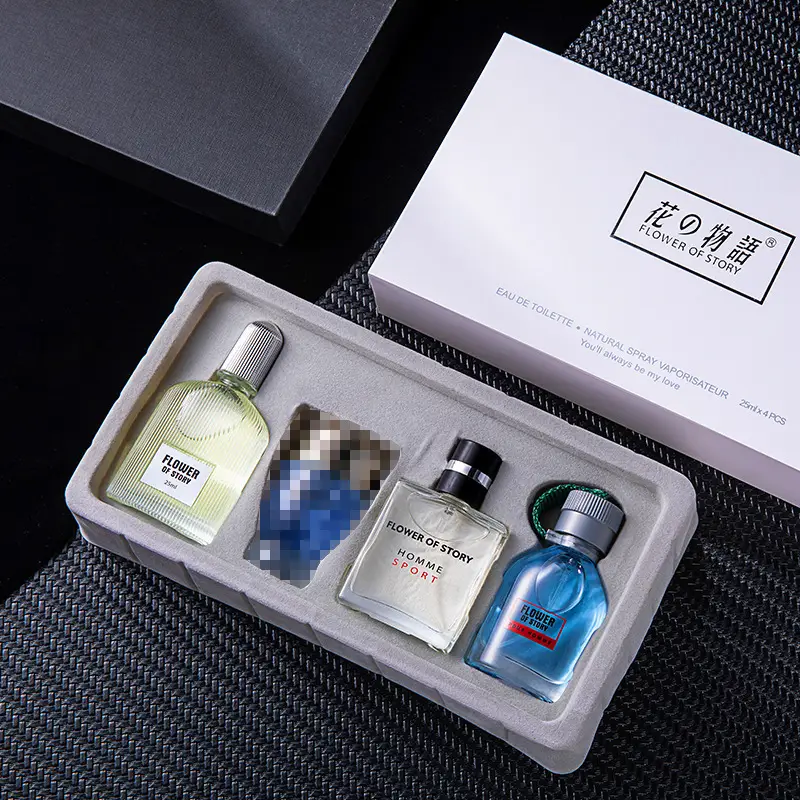 Four-Piece Gift Box Perfume Set Fresh and Long-Lasting Light Fragrance Cross-Border Hot-Selling Popular Men's and Women's Perfume Gift Box Wholesale