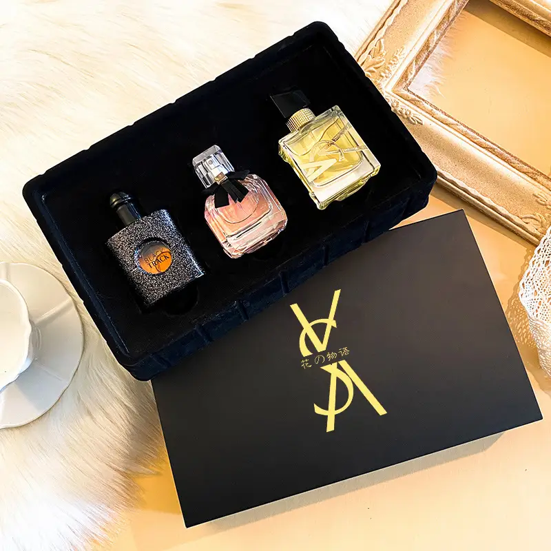 Four-Piece Gift Box Perfume Set Fresh and Long-Lasting Light Fragrance Cross-Border Hot-Selling Popular Men's and Women's Perfume Gift Box Wholesale