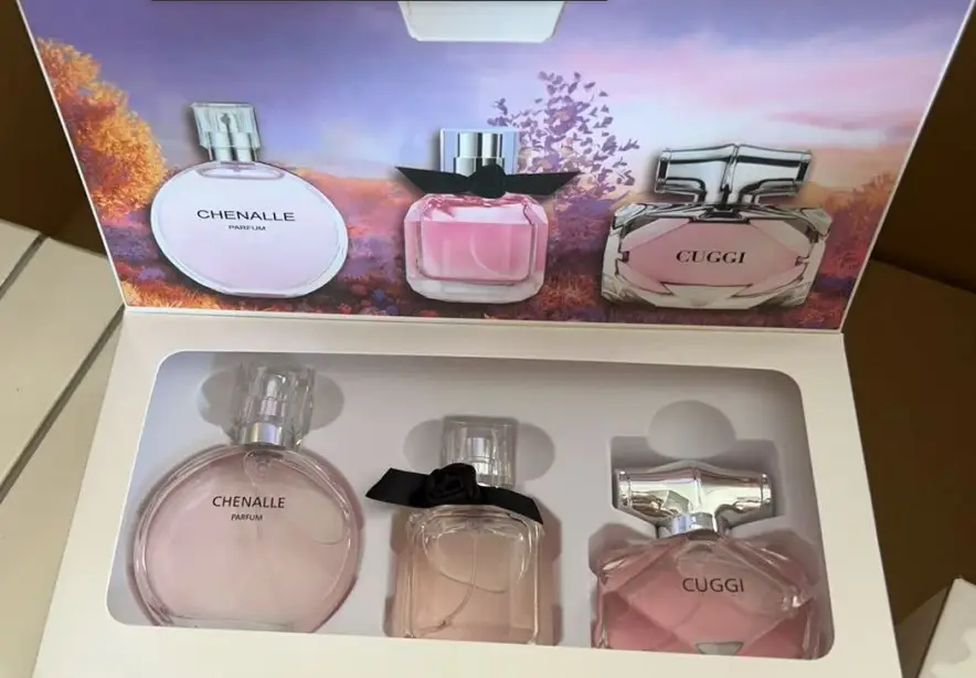 Four-Piece Gift Box Perfume Set Fresh and Long-Lasting Light Fragrance Cross-Border Hot-Selling Popular Men's and Women's Perfume Gift Box Wholesale