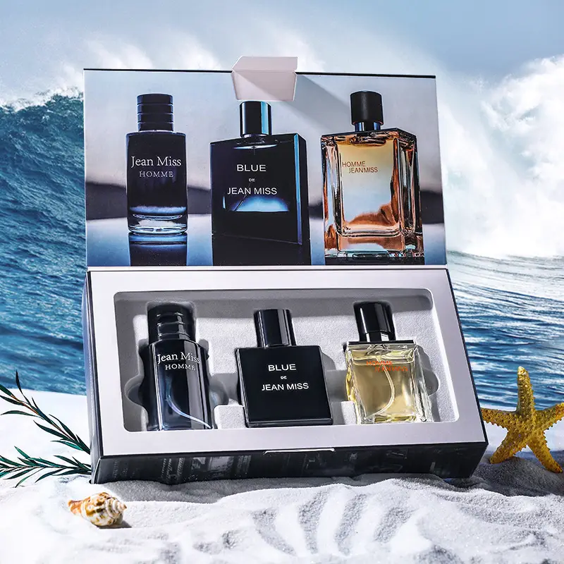Four-Piece Gift Box Perfume Set Fresh and Long-Lasting Light Fragrance Cross-Border Hot-Selling Popular Men's and Women's Perfume Gift Box Wholesale