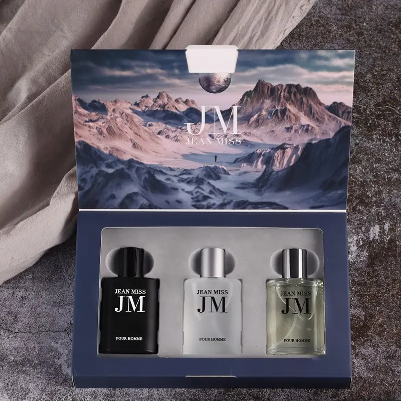 Four-Piece Gift Box Perfume Set Fresh and Long-Lasting Light Fragrance Cross-Border Hot-Selling Popular Men's and Women's Perfume Gift Box Wholesale