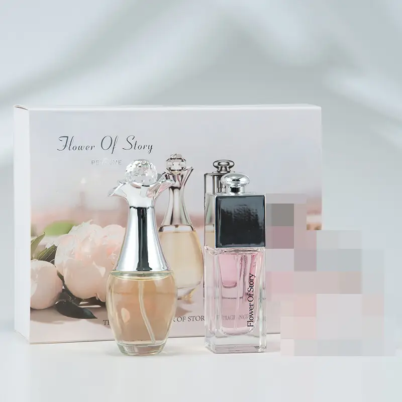 Four-Piece Gift Box Perfume Set Fresh and Long-Lasting Light Fragrance Cross-Border Hot-Selling Popular Men's and Women's Perfume Gift Box Wholesale