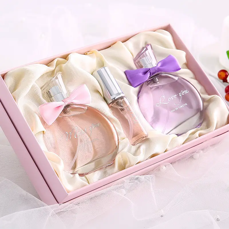 Four-Piece Gift Box Perfume Set Fresh and Long-Lasting Light Fragrance Cross-Border Hot-Selling Popular Men's and Women's Perfume Gift Box Wholesale