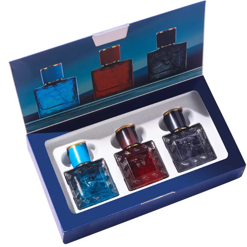 Four-Piece Gift Box Perfume Set Fresh and Long-Lasting Light Fragrance Cross-Border Hot-Selling Popular Men's and Women's Perfume Gift Box Wholesale