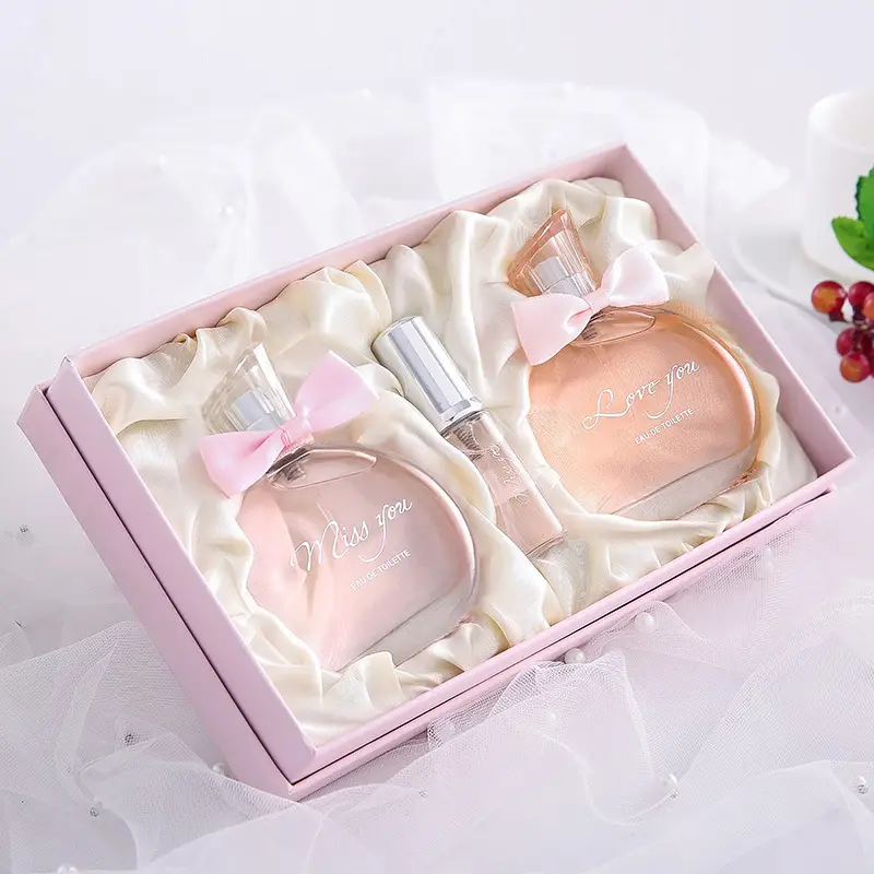 Four-Piece Gift Box Perfume Set Fresh and Long-Lasting Light Fragrance Cross-Border Hot-Selling Popular Men's and Women's Perfume Gift Box Wholesale