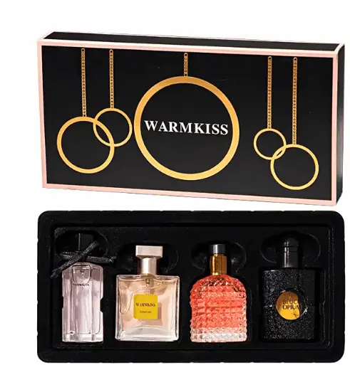 Four-Piece Gift Box Perfume Set Fresh and Long-Lasting Light Fragrance Cross-Border Hot-Selling Popular Men's and Women's Perfume Gift Box Wholesale