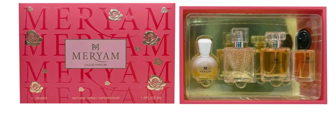 Four-Piece Gift Box Perfume Set Fresh and Long-Lasting Light Fragrance Cross-Border Hot-Selling Popular Men's and Women's Perfume Gift Box Wholesale