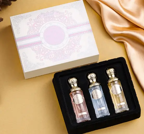 Four-Piece Gift Box Perfume Set Fresh and Long-Lasting Light Fragrance Cross-Border Hot-Selling Popular Men's and Women's Perfume Gift Box Wholesale