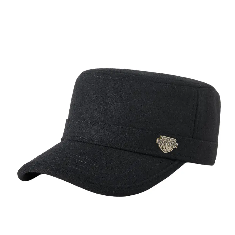 Winter Woolen Flat Cap for Men Women Windproof Cold Proof - Image 8