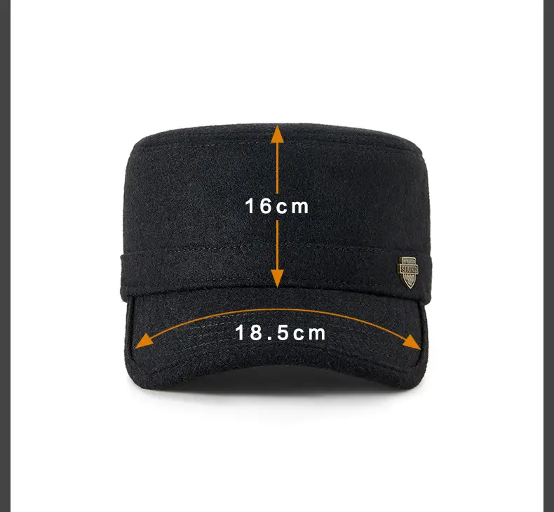 Winter Woolen Flat Cap for Men Women Windproof Cold Proof — feature 17
