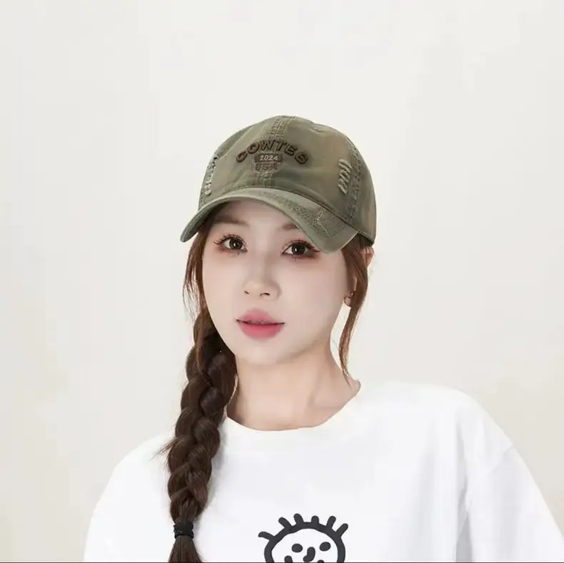Shufan Zhenxuan Soft Cotton Baseball Cap White Oversized — feature 10