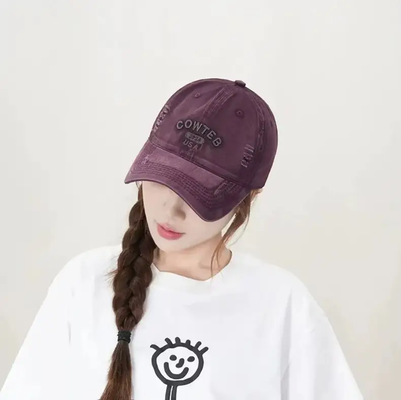 Shufan Zhenxuan Soft Cotton Baseball Cap White Oversized — feature 8