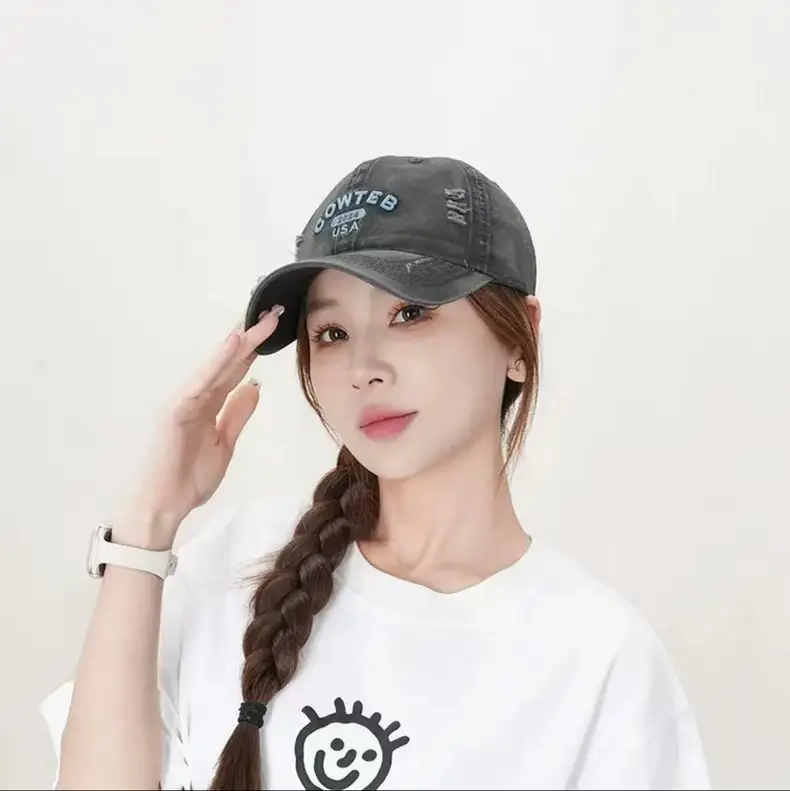 Shufan Zhenxuan Soft Cotton Baseball Cap White Oversized — feature 9