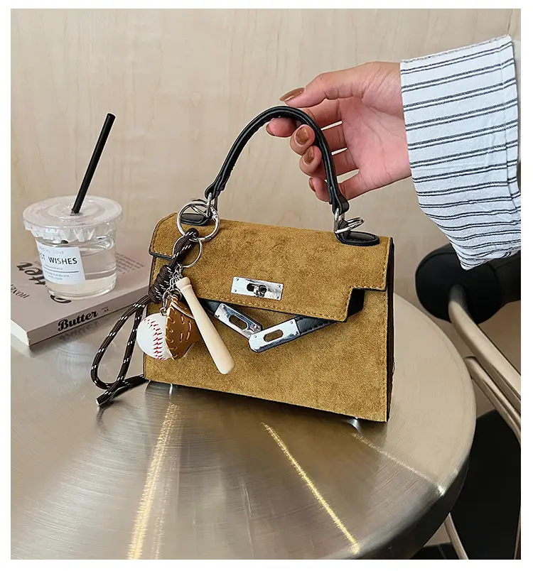 Retro Satchel Bag for Women Yellow Leather 2025 — feature 1