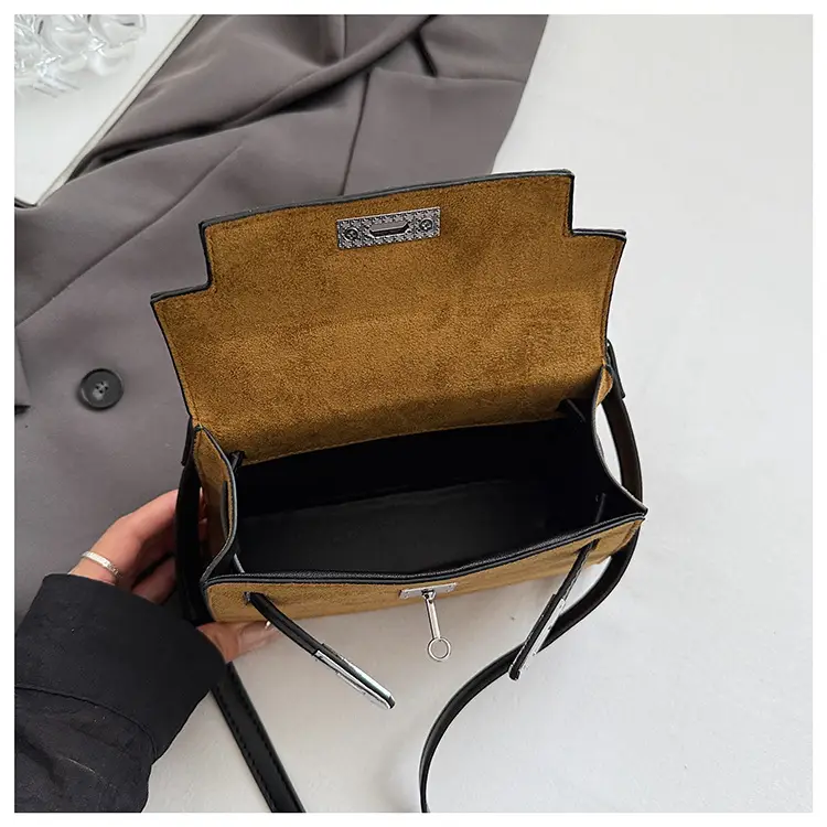 Retro Satchel Bag for Women Yellow Leather 2025 — feature 10