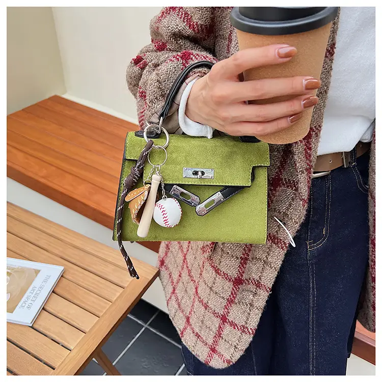 Retro Satchel Bag for Women Yellow Leather 2025 — feature 24
