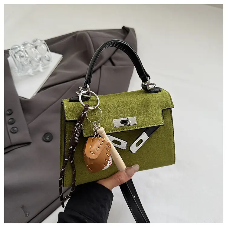Retro Satchel Bag for Women Yellow Leather 2025 — feature 28