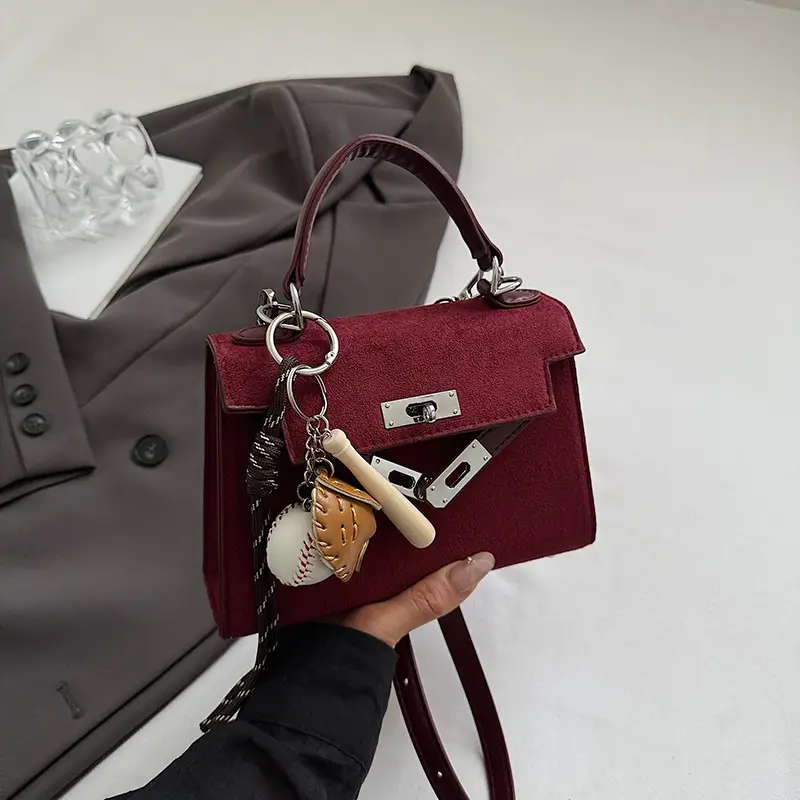 Retro Satchel Bag for Women Yellow Leather 2025
