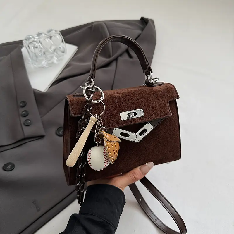 Retro Satchel Bag for Women Yellow Leather 2025