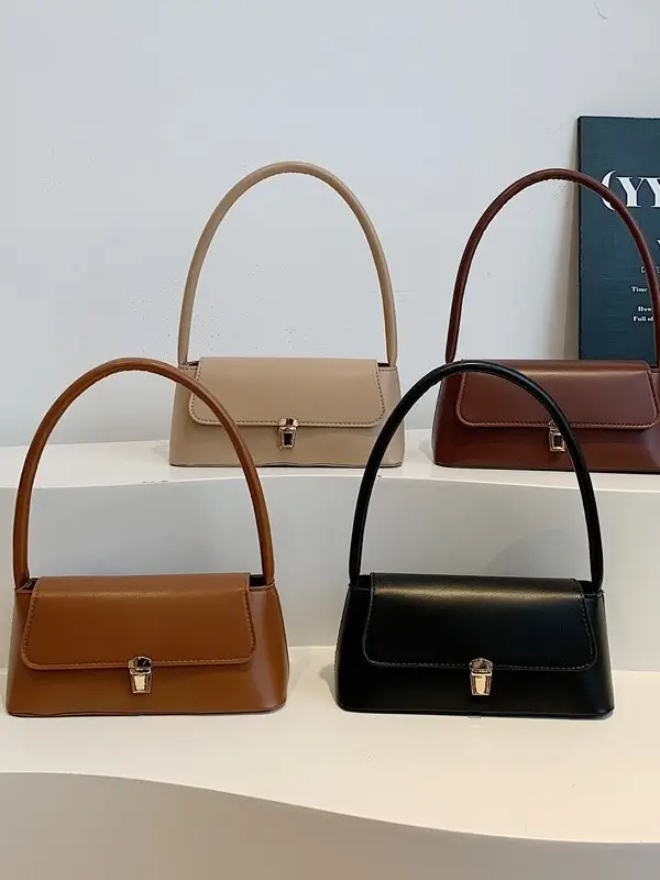 Black Leather Shoulder Bag for Women 2025 - Image 9