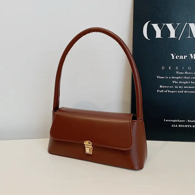 Black Leather Shoulder Bag for Women 2025 - Image 4
