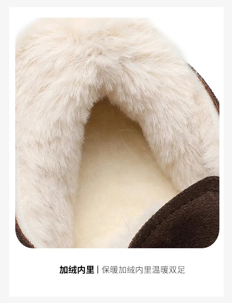 Plush Birkenstock Shoes for Women 2025 Winter New Style Comfortable and Warm Cotton Shoes Retro Casual Lazy Slip-On Shoes — feature 11