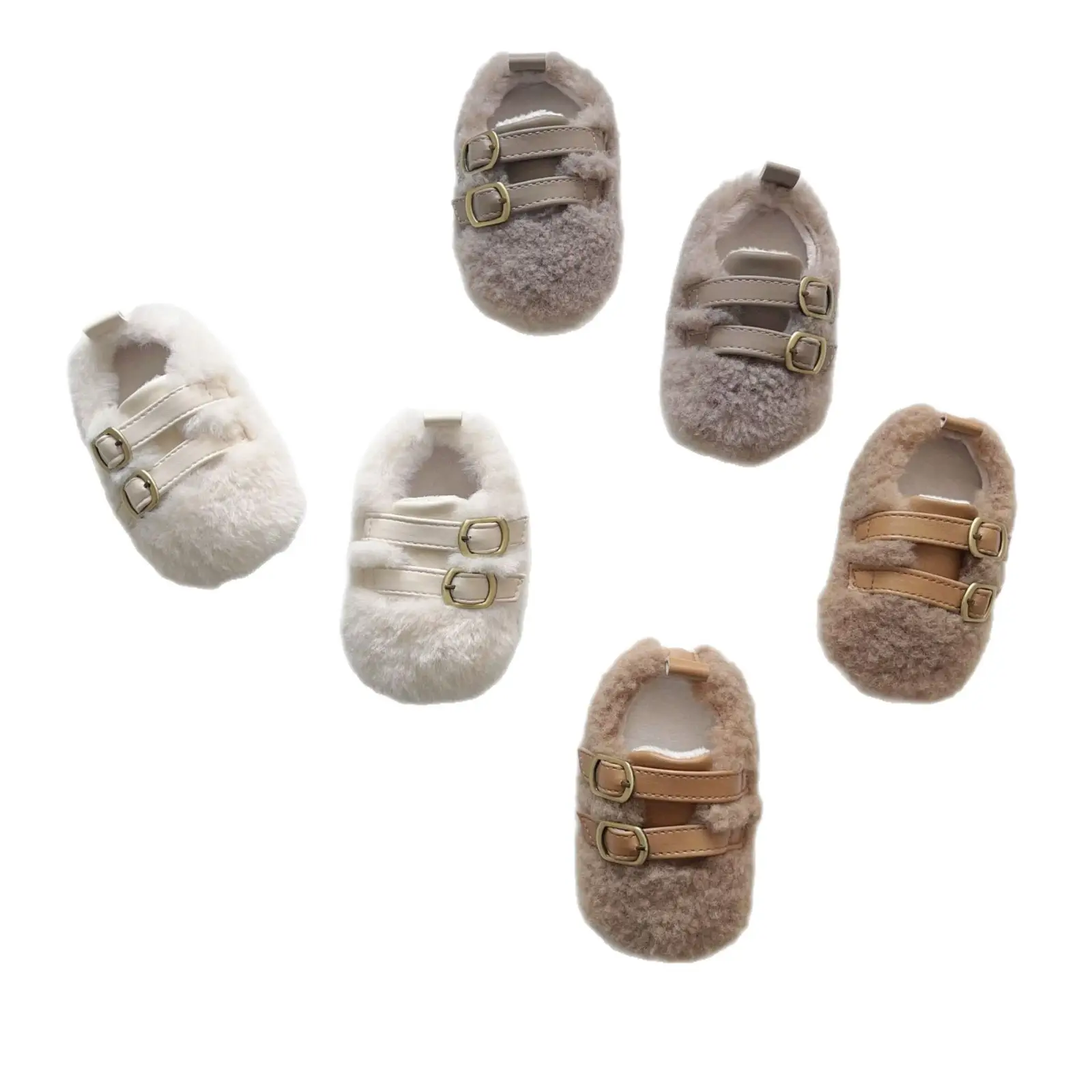 Fleece Lined Warm Baby Shoes for Kids 6-18 Months